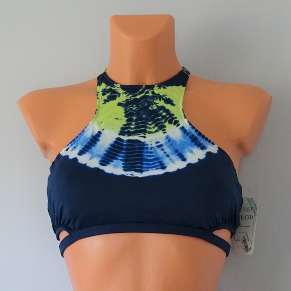 Lucky Brand Other - LUCKY BRAND NWT Half Moon High Neck Bikini Top